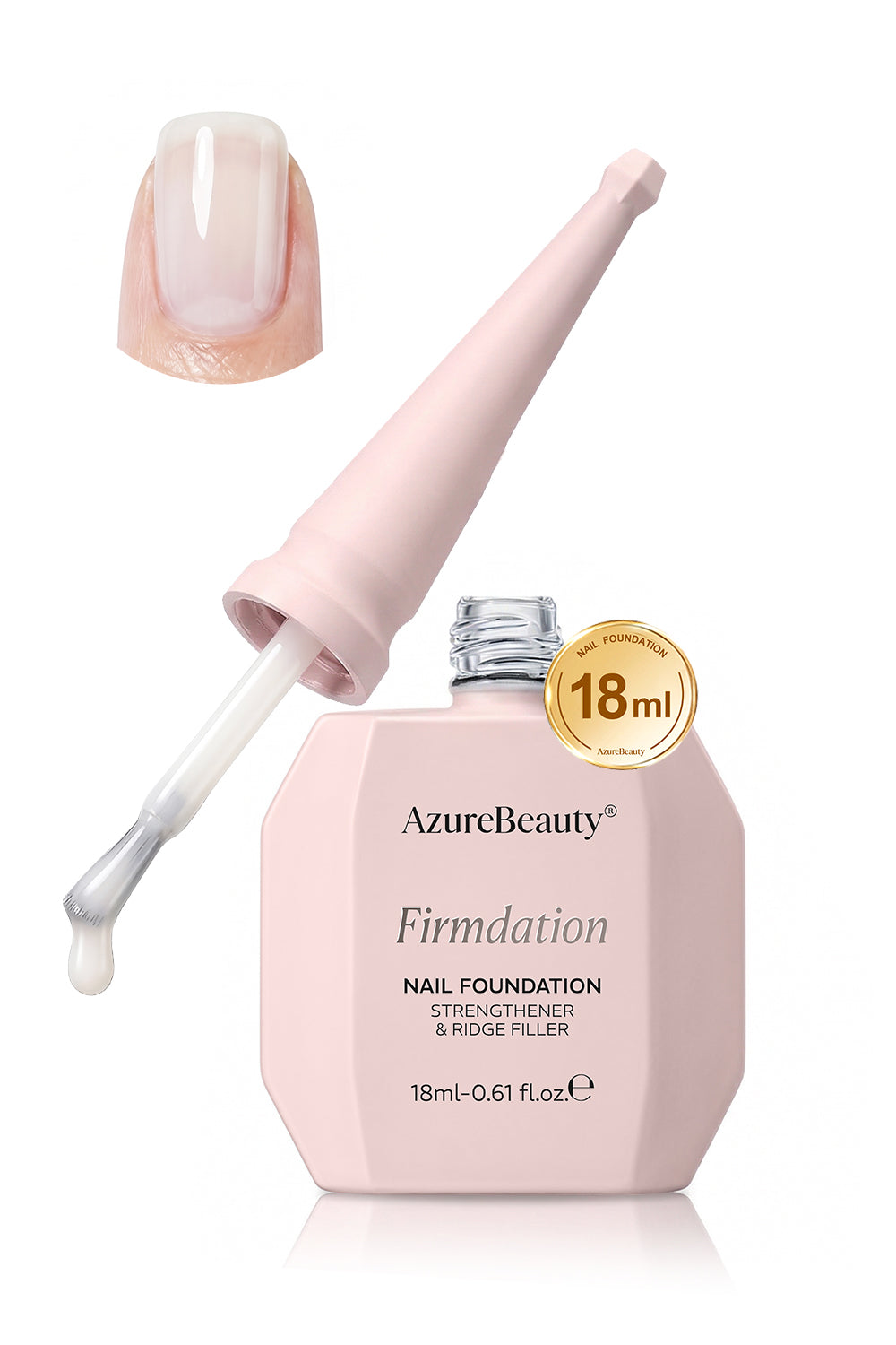 White Nail Strengthener for Weak & Damaged 18ml