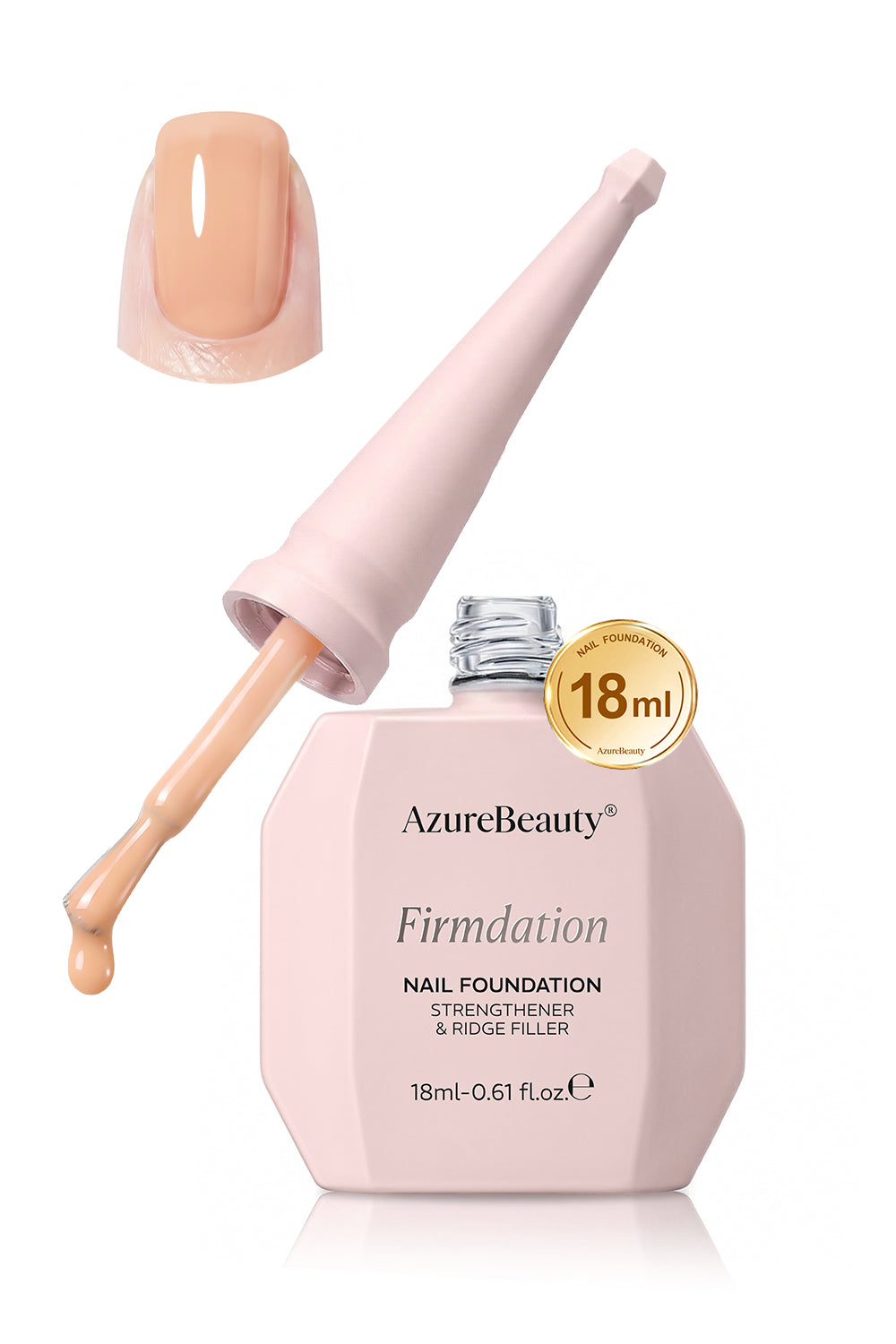 Nude Nail Strengthener for Weak & Damaged 18ml