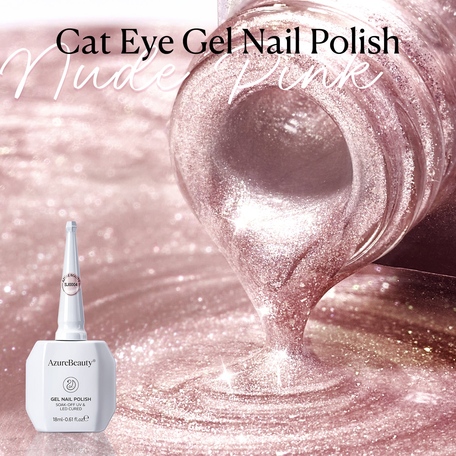 Gel Polish 18ML-Pink Cat Eye