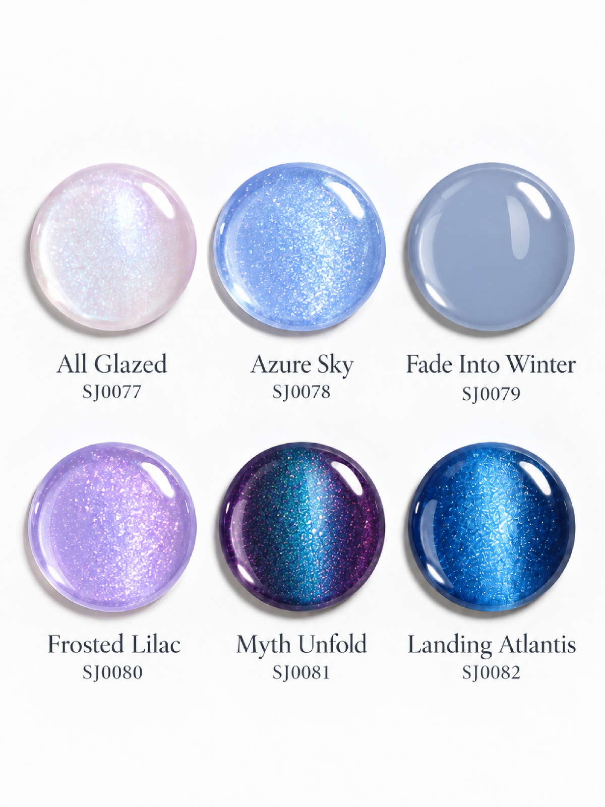 Purera HEMA&TPO-Free Gel Nail Polish Set– Winter Fantasy