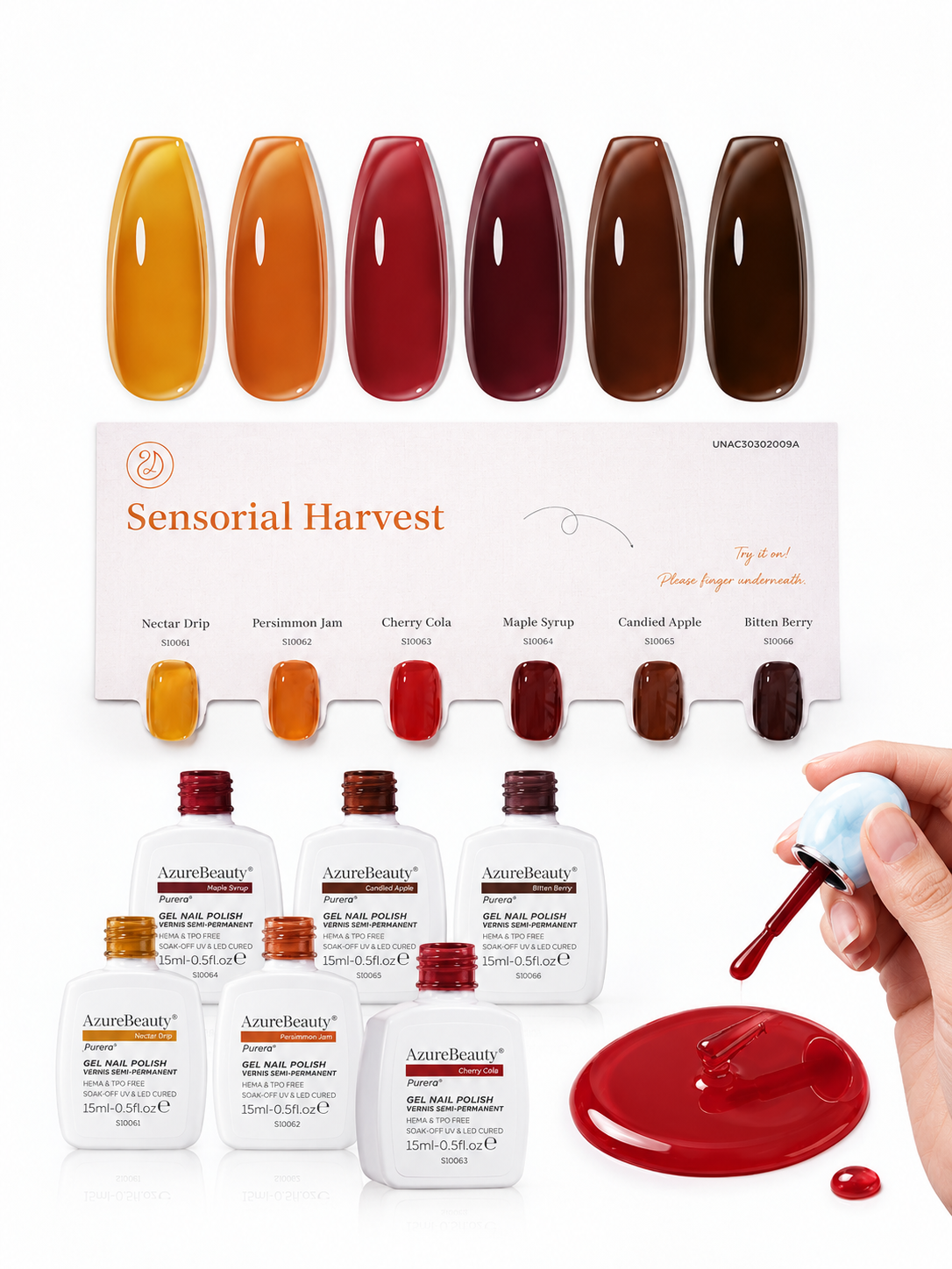 Purera HEMA&TPO-Free Gel Nail Polish Set– Sensorial Harvest