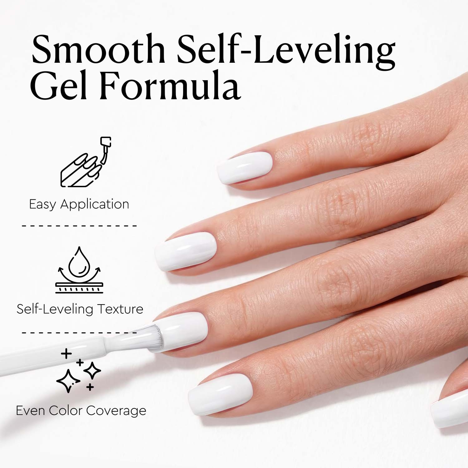 Gel Nail Polish 18ML-Pure White
