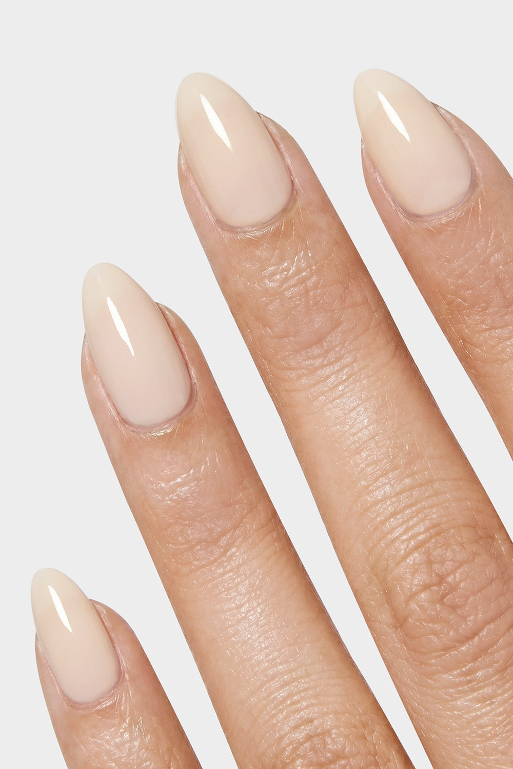 Milky Nude Press On Nails – Short Almond