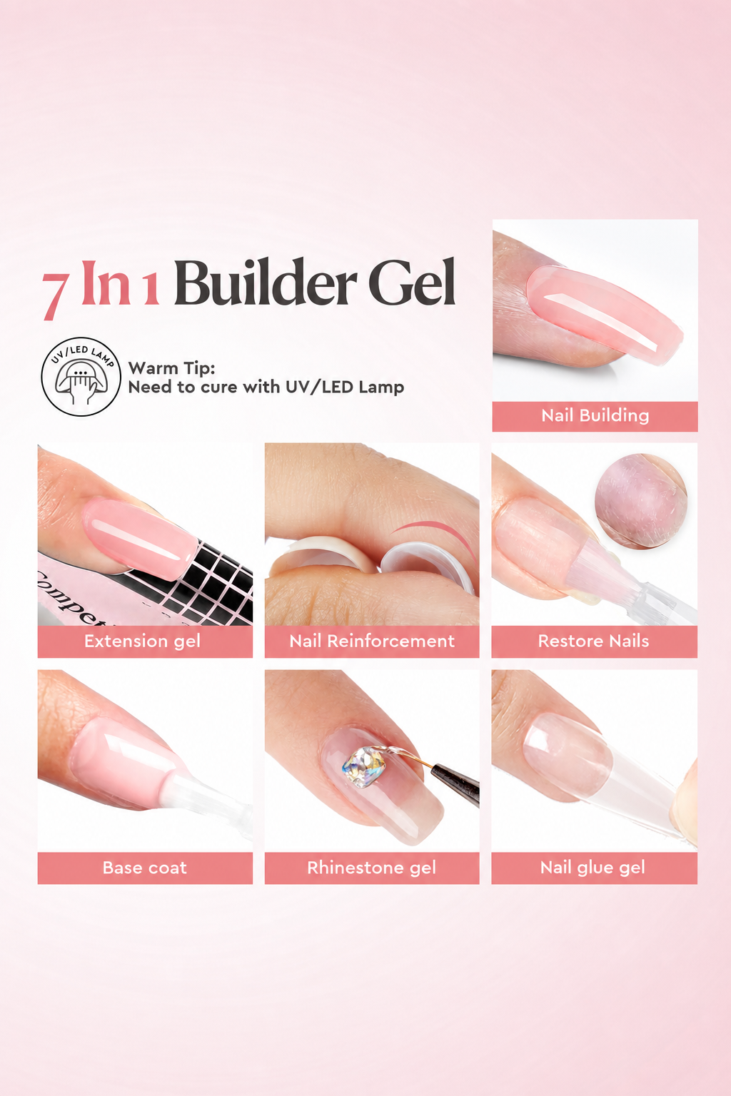 7-in-1 Builder Nail Gel Strength 18ml