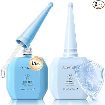 Base & Top Coat Gel Set-18ml Large Capacity