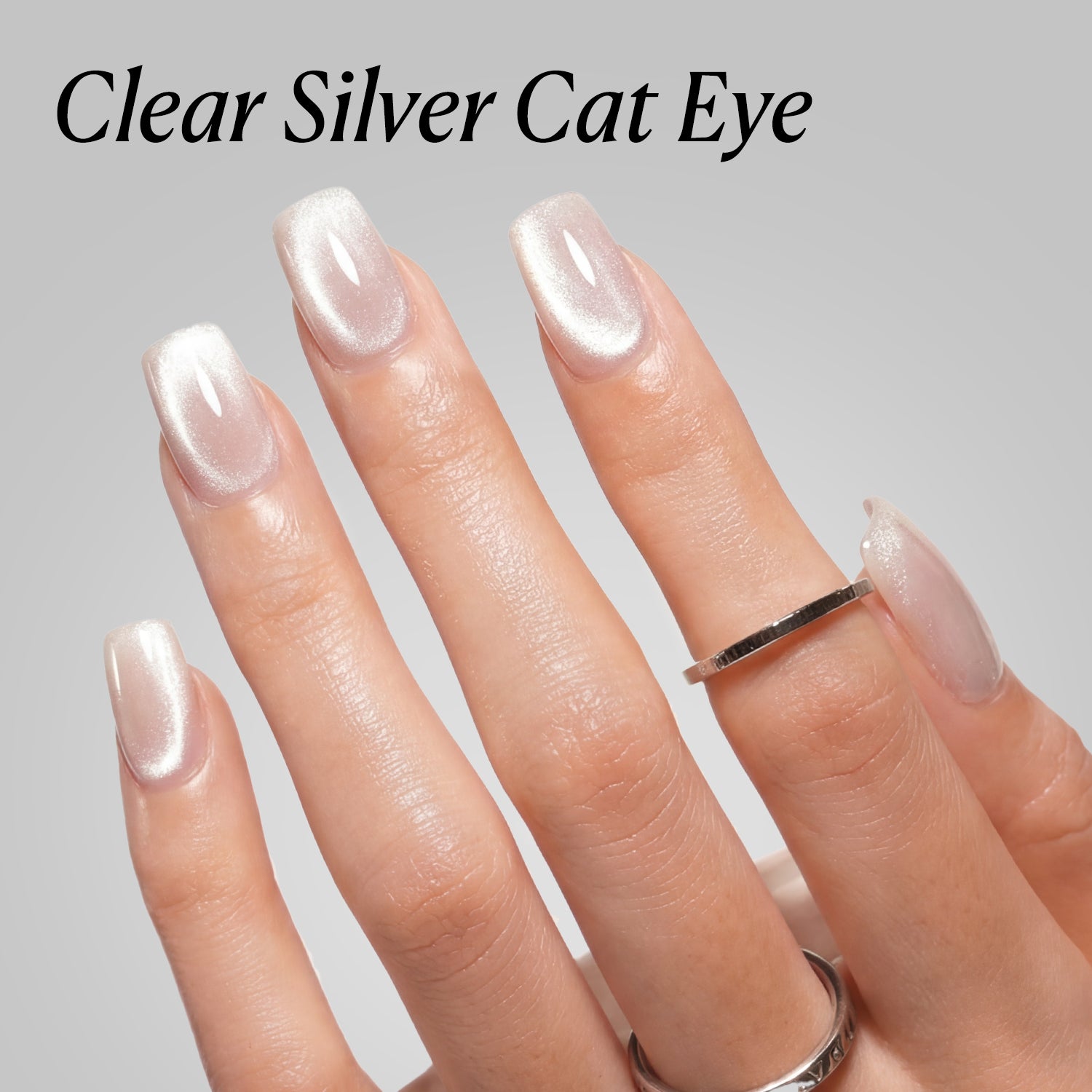 Gel Polish 18ML-Silver Cat Eye