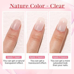 Nail Repair Kit Transparent Crystal for Broken Cracked Split Weak Nails