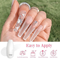 Nail Repair Kit Transparent Crystal for Broken Cracked Split Weak Nails