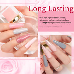 Classic Pink - 12Pcs Dip Powder Nail Kit Starter Kit