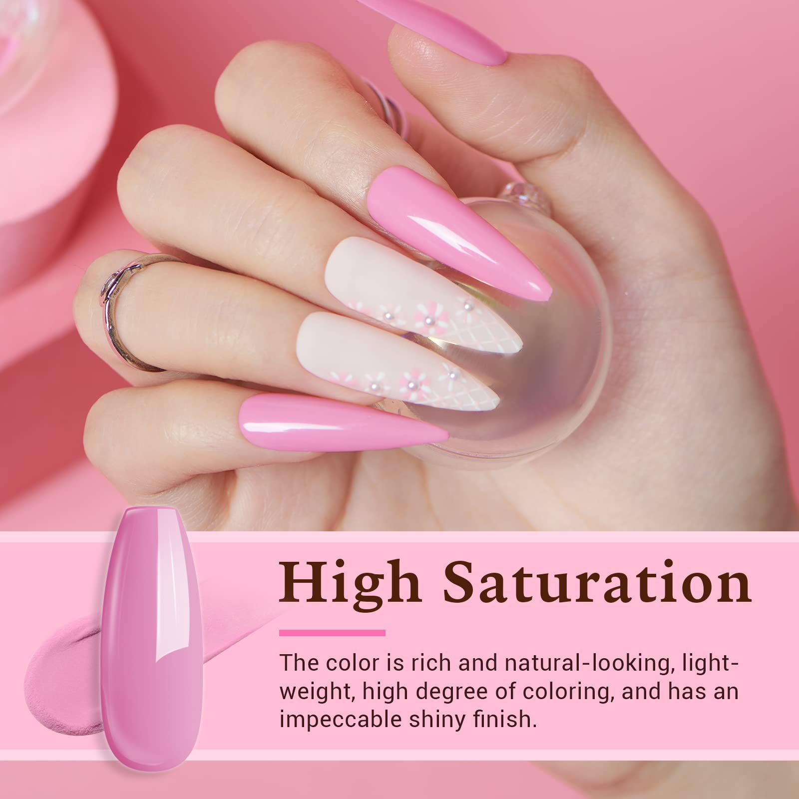 Pastel Collection - 12Pcs Dip Powder Nail Kit Starter Kit