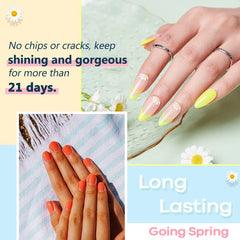 Summer Day - 18Pcs Dip Powder Nail Kit Starter Kit