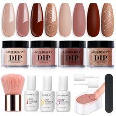 Office Lady - 12Pcs Dip Powder Nail Kit Starter Kit