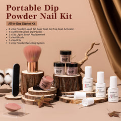 Office Lady - 12Pcs Dip Powder Nail Kit Starter Kit