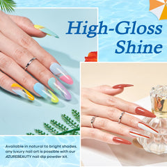 Going Summer - 42Pcs Dip Powder Nail Kit Starter Kit