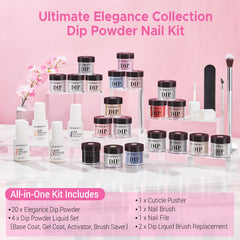 Warm Winter - 29Pcs Dip Powder Nail Kit Starter Kit