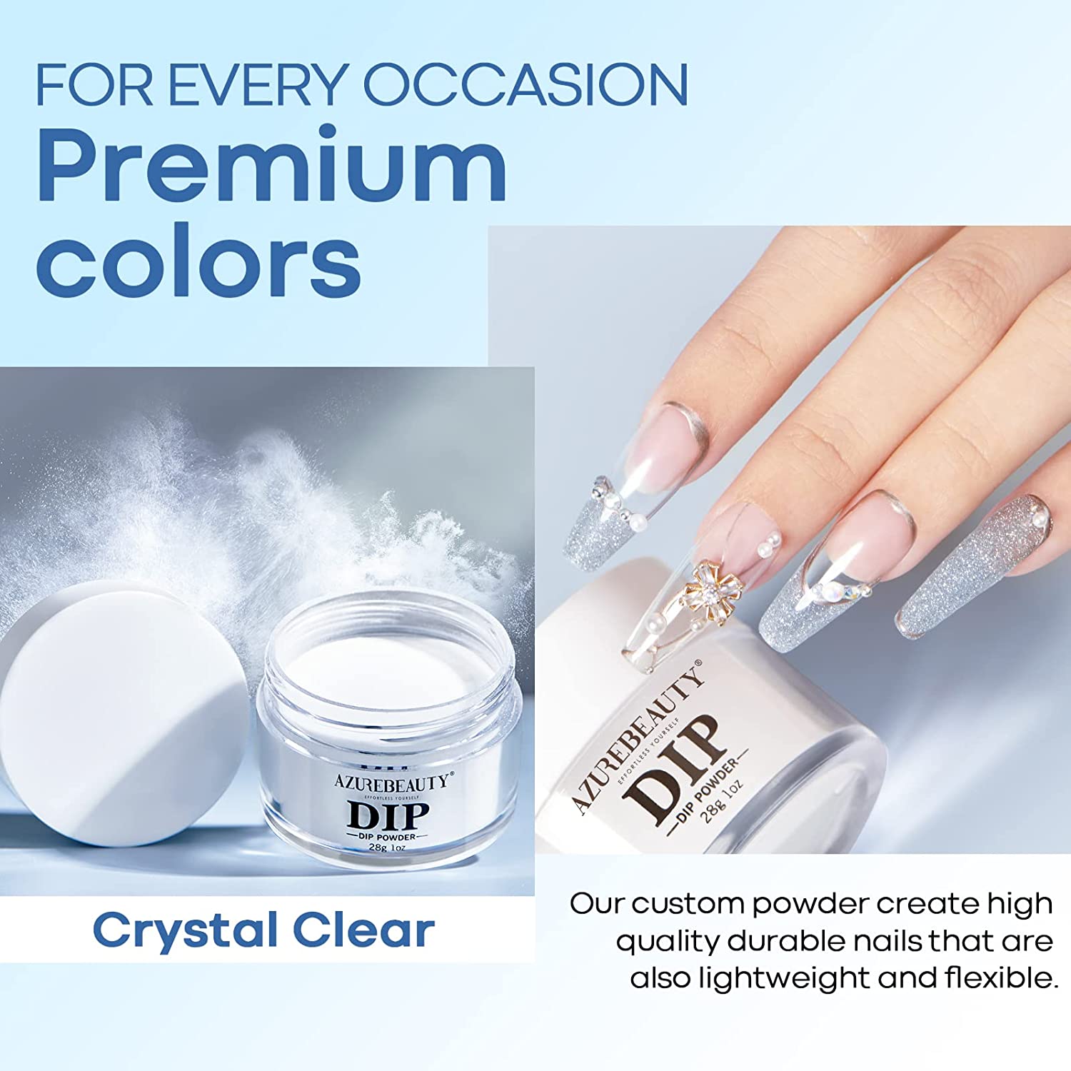 Glossy Clear - Single Dipping Powder (1 Oz)