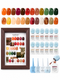 Purera Fall Gel Nail Polish Collection – 24 Colors HEMA-Free Gel Polish Kit