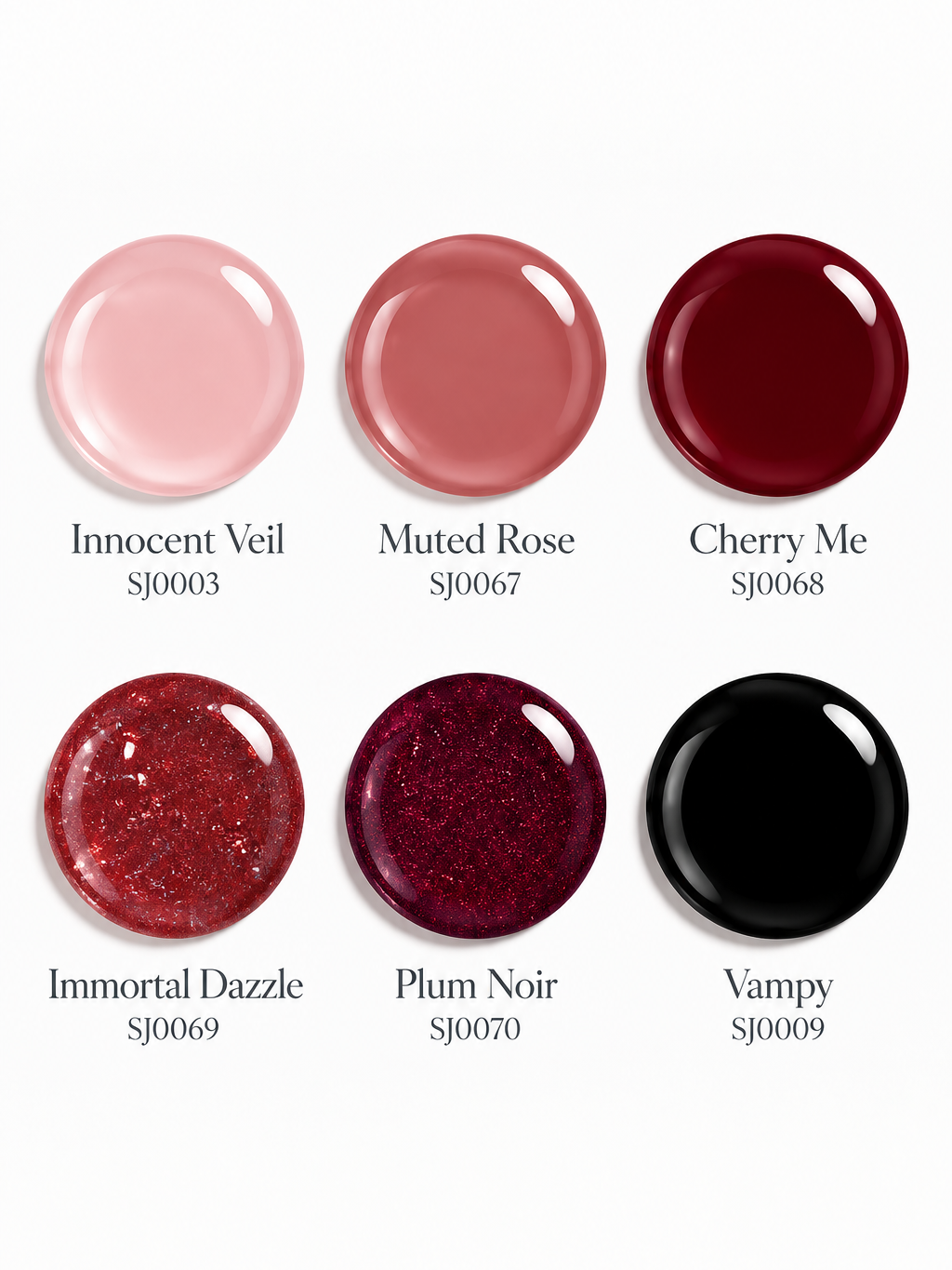 Purera HEMA&TPO-Free Gel Nail Polish Set– Modern Romantics