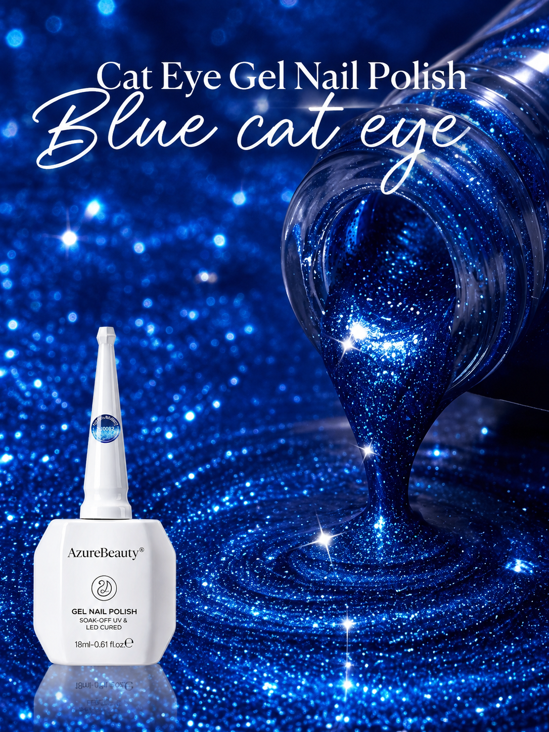 Gel Polish 18ML-Cat-eye Navy Blue