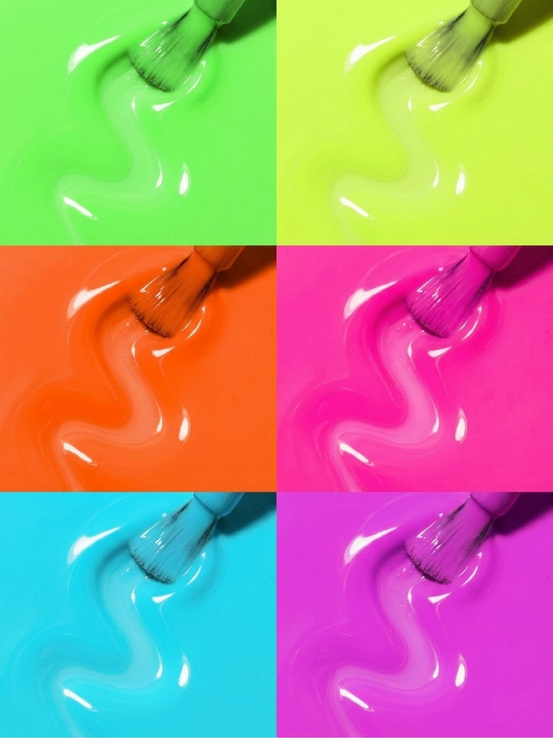 HEMA Free Gel Nail Polish Set-Neon Shot